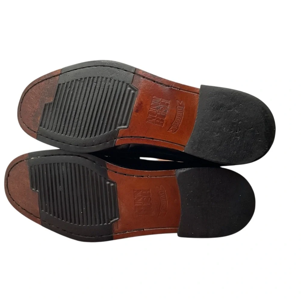 Nunn Bush leather Black and Brown Oxfords with Durable‎ Sole size 9.5